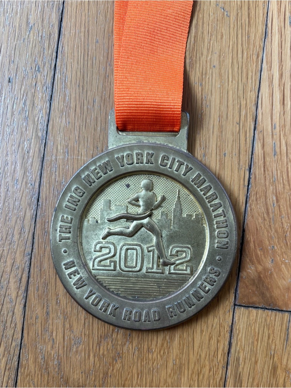 NYC ING Marathon 2012 Finisher Medal - Cancelled Marathon